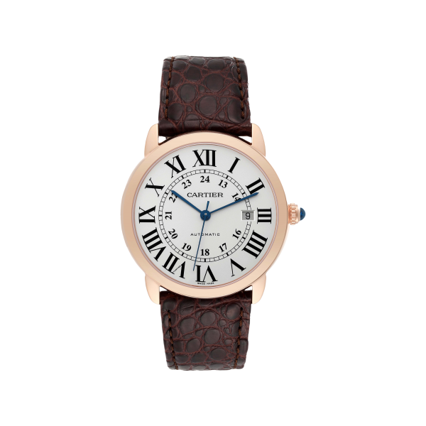 Ronde Solo XL Automatic Rose Gold Steel Men's Watch/New in Box