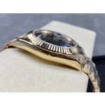 18k Day-Date 40 Classic Dark Blue Dial Men's Watch/New in Box