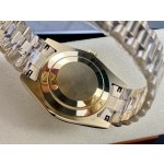 18k Day-Date 40 Classic Dark Blue Dial Men's Watch/New in Box