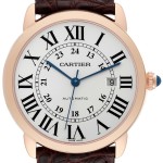Ronde Solo XL Automatic Rose Gold Steel Men's Watch/New in Box