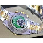 Daytona Yellow Gold/Steel Black Diamond Dial Oyster Bracelet 116503-BRAND NEW